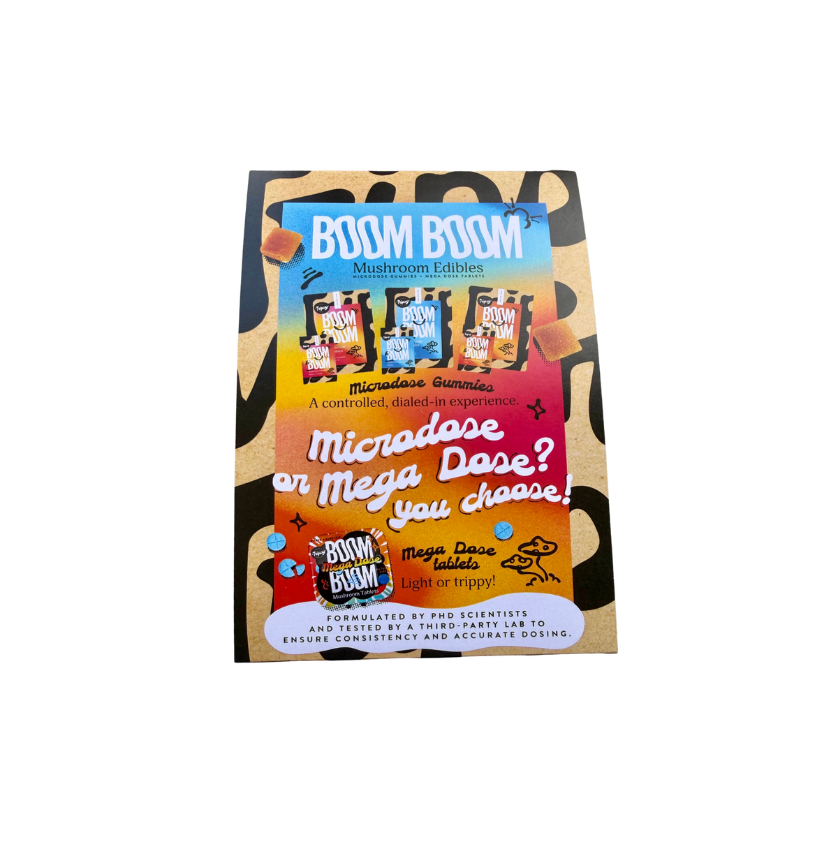 BOOM BOOM Tent Card