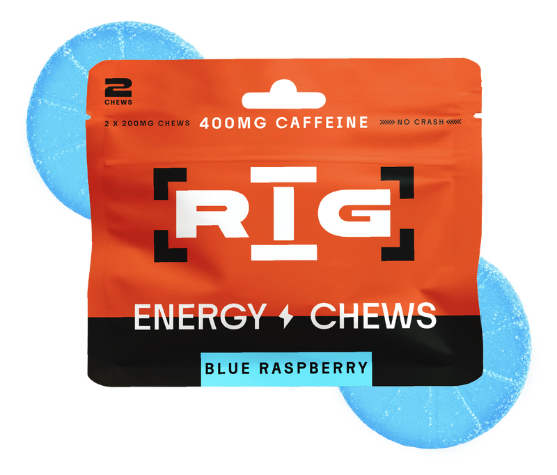 Wholesale | RIG Energy Chews | Blue Raspberry | 2 Chews