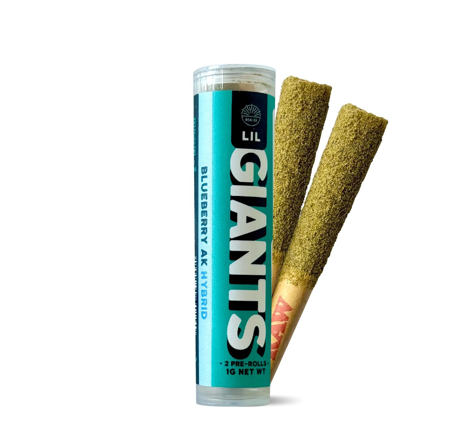Realize Lil Giants Pre-Rolls, Blueberry AK, 0.5g x 2